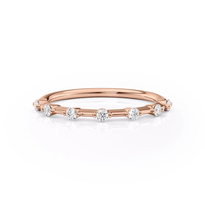 The Morgan Wedding Bands Classic#material_18k-rose