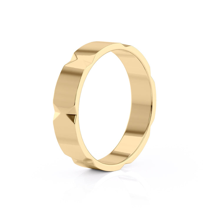 The Nash Wedding band #material_gold