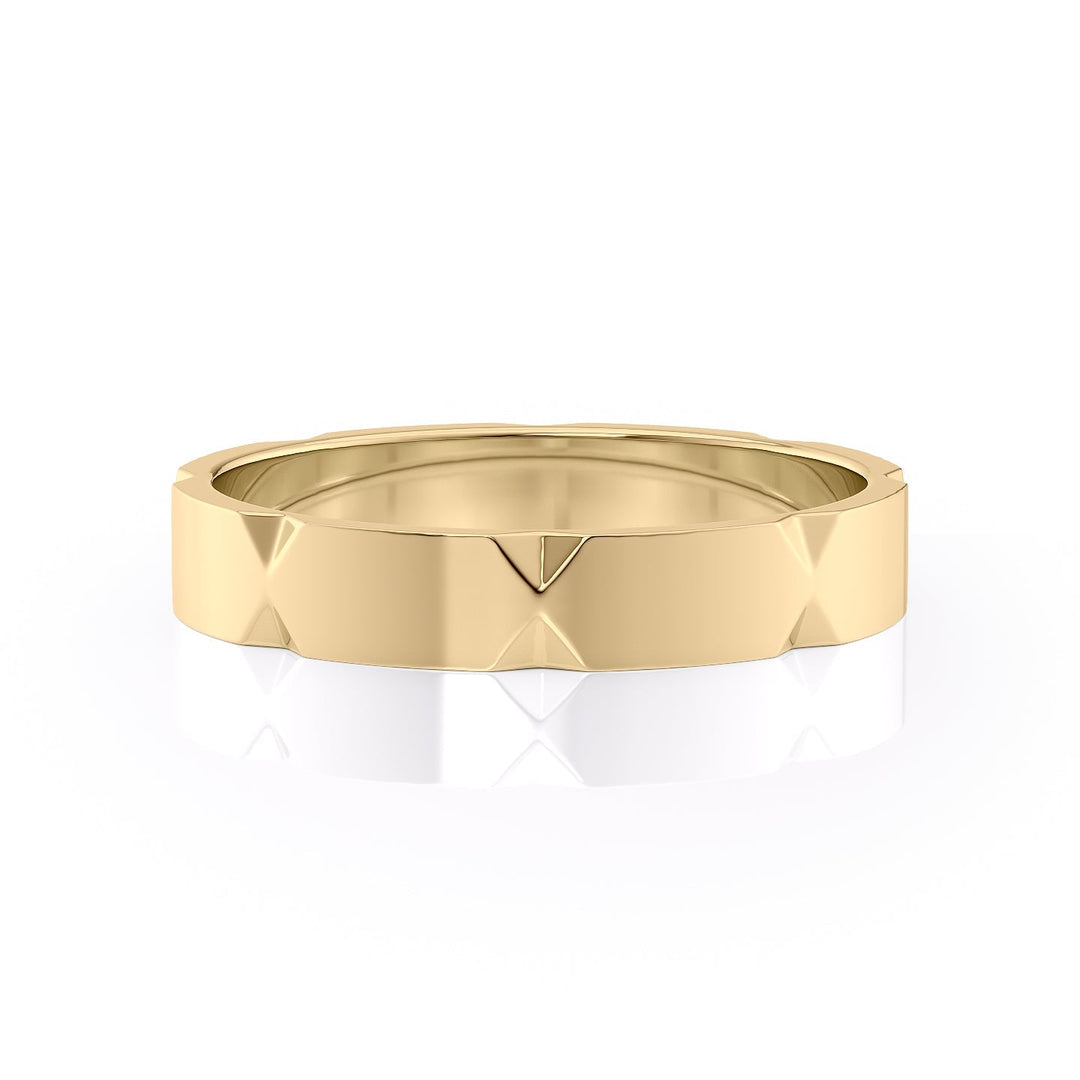 The Nash Wedding band #material_gold