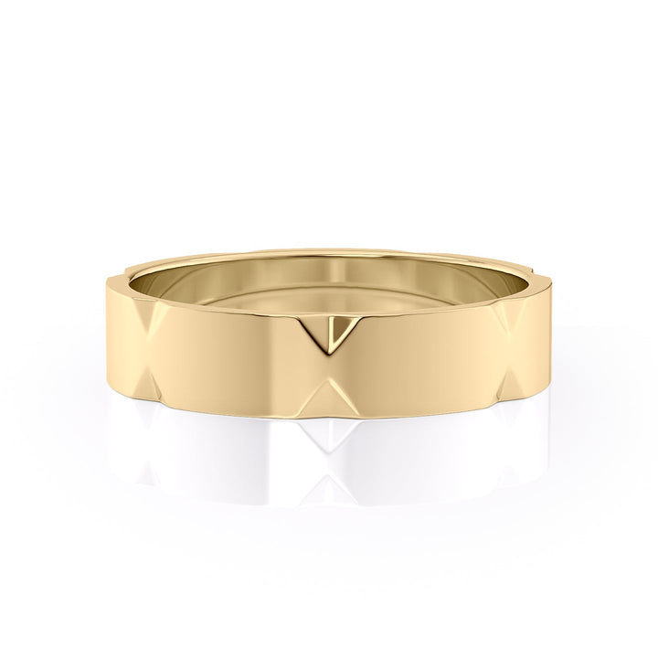 The Nash Wedding band #material_gold