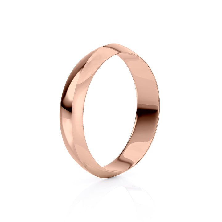 The Owen Wedding band #material_rose