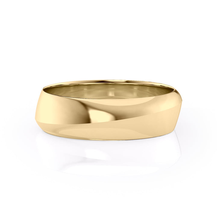 The Owen Wedding band #material_gold