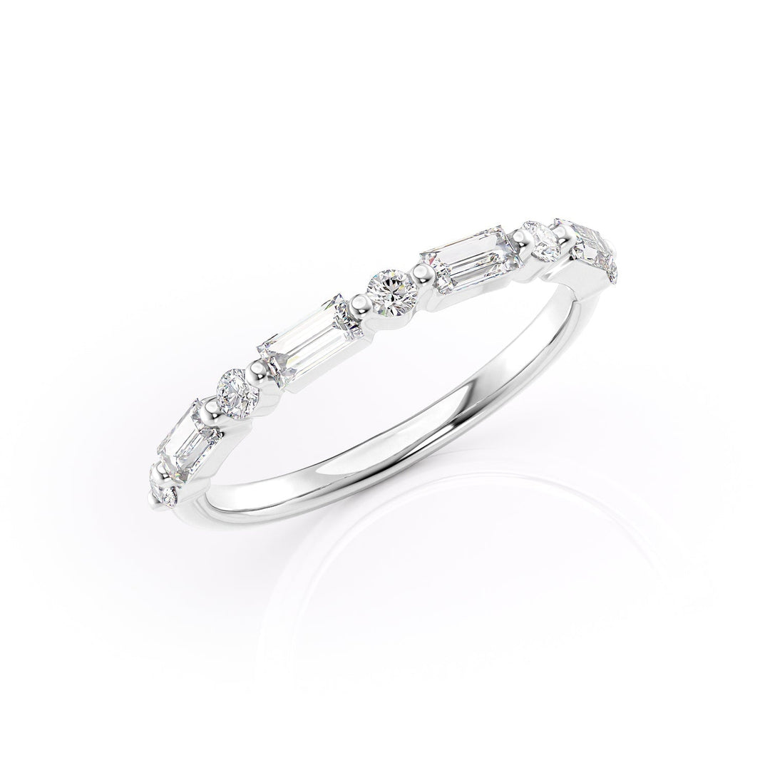 The Palmer Wedding Bands Diamonds Half Way#material_18k-white