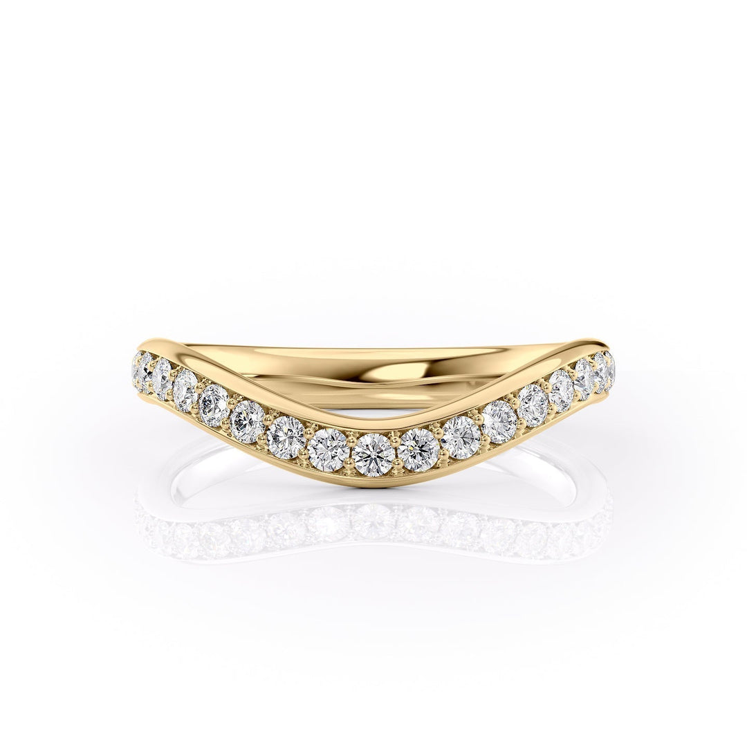 The Pave Brooklyn Wedding Bands 14K Gold#material_14k-gold