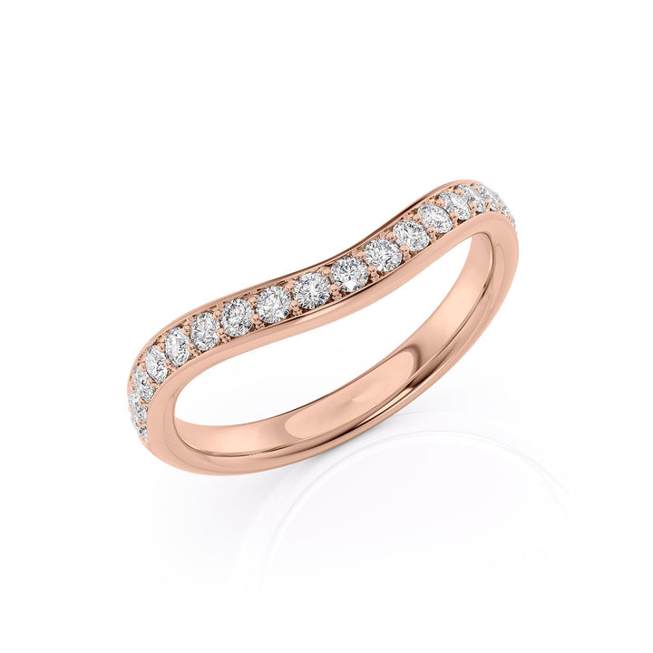 The Pave Brooklyn Wedding Bands 14K Rose#material_14k-rose