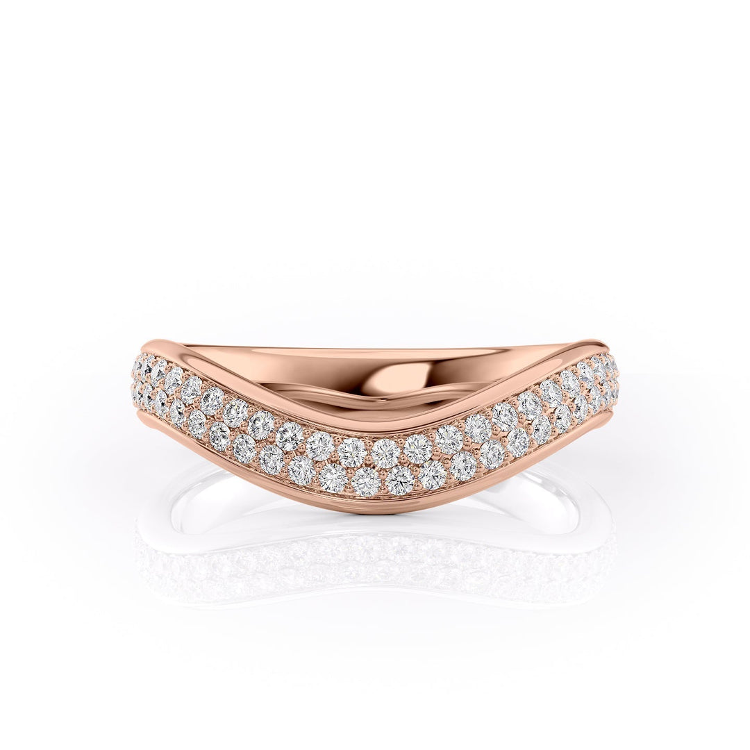 The Pave Brooklyn Wedding Bands 14K Rose#material_14k-rose