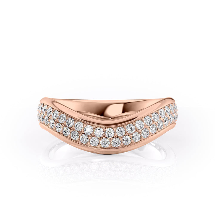 The Pave Brooklyn Wedding Bands 18K Rose#material_18k-rose