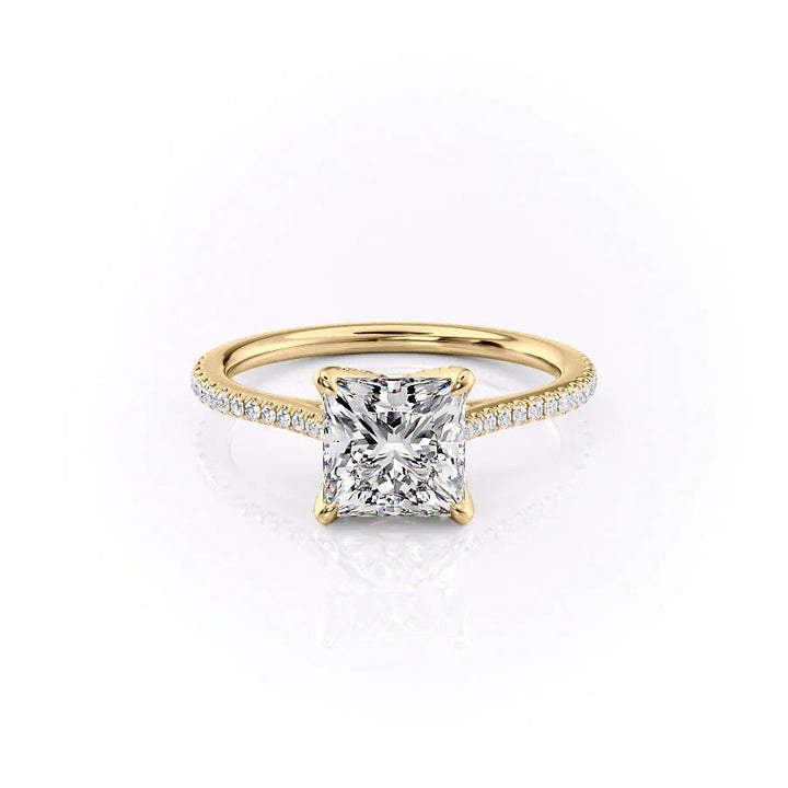 The Pave Meera Set With Princess Pave Moissanite#material_14k-gold