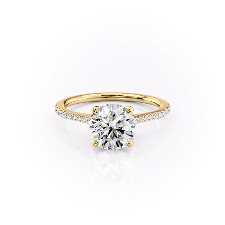 The Pave Meera Set With Round Pave Moissanite#material_18k-gold