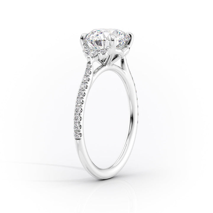 The Pave Violet Set With An Oval Lab Diamond#material_white