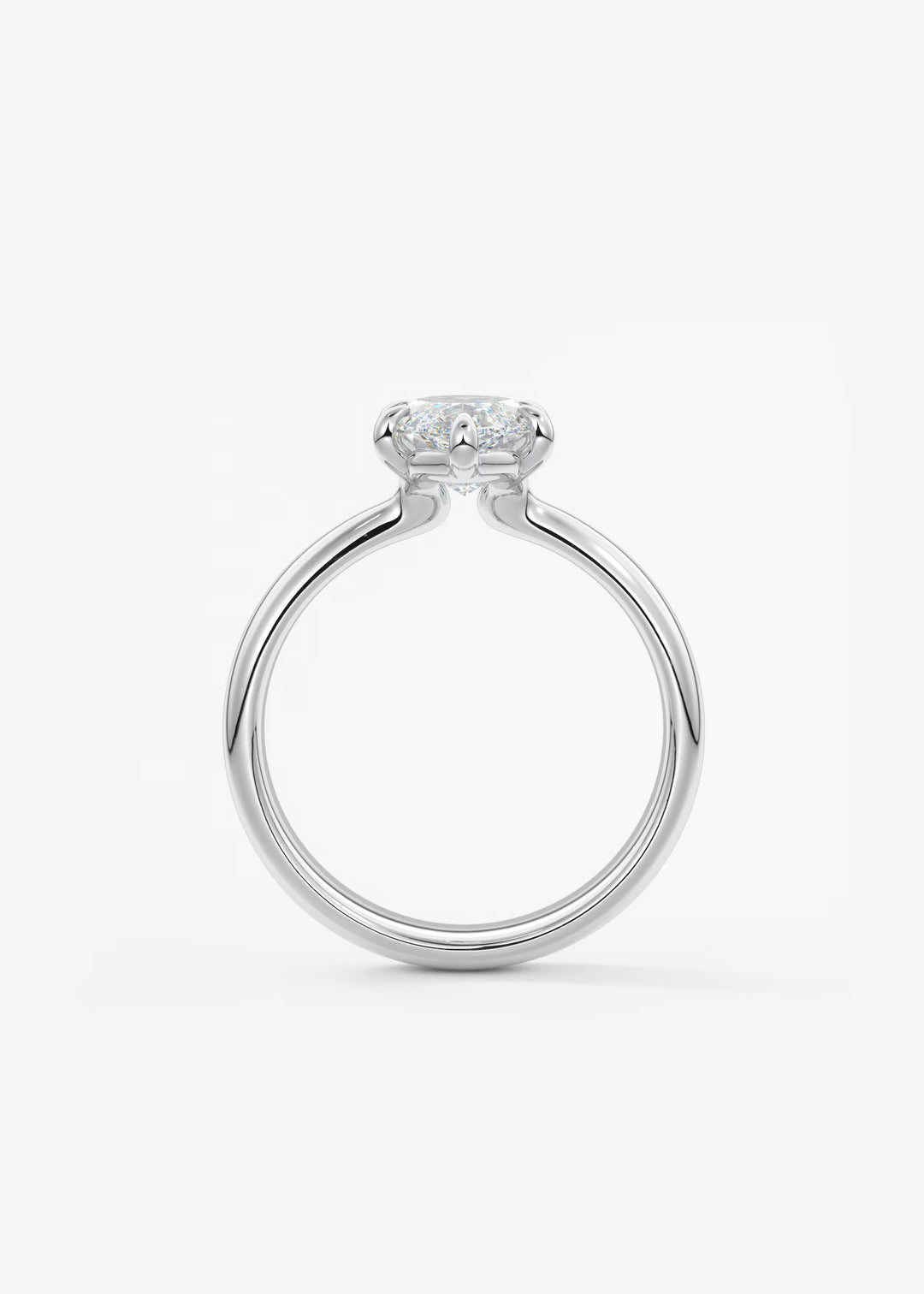 The Pinched Colombe Pinched Marquise Cut Engagement Ring#material_white