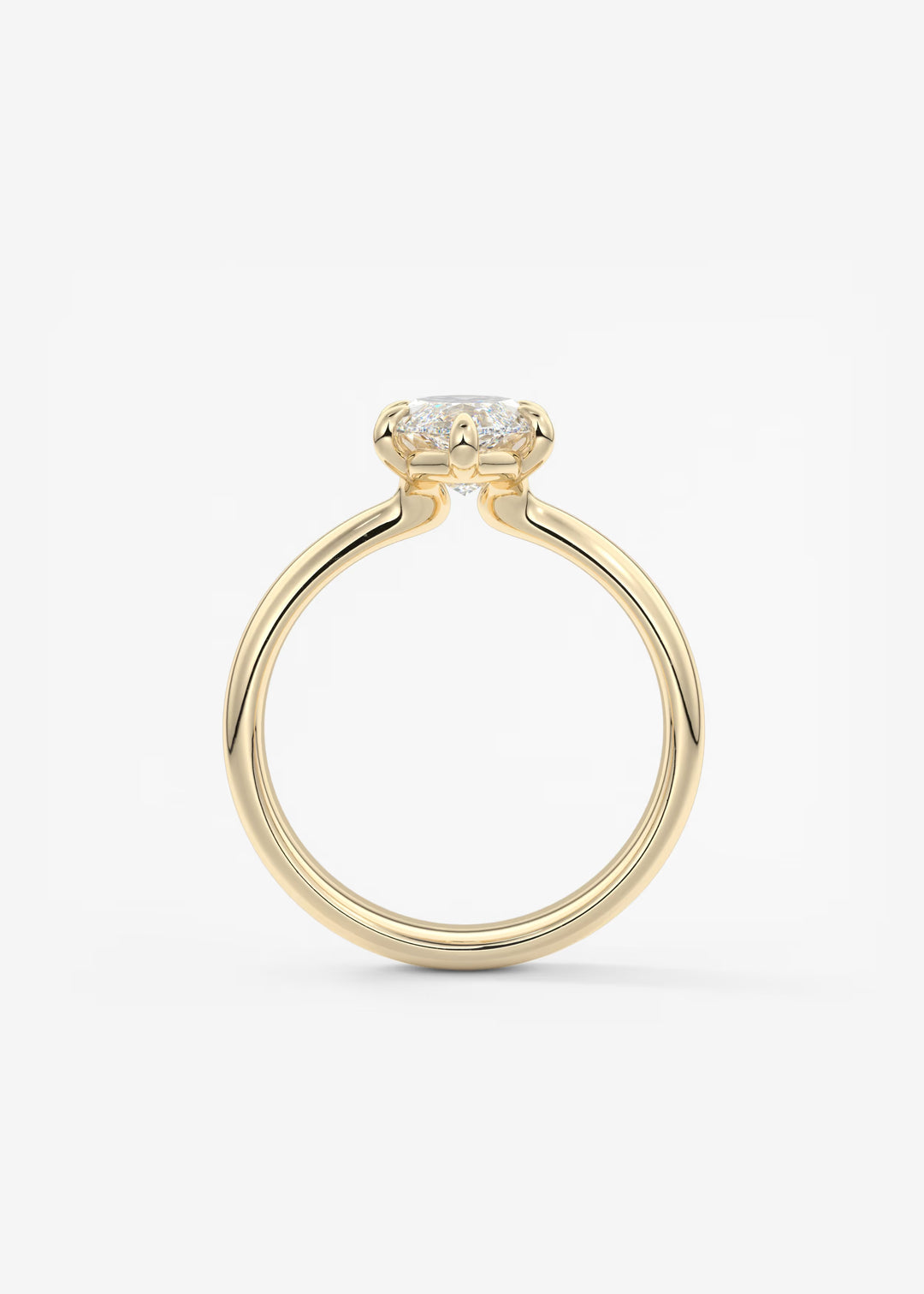 The Pinched Colombe Pinched Marquise Cut Engagement Ring#material_gold