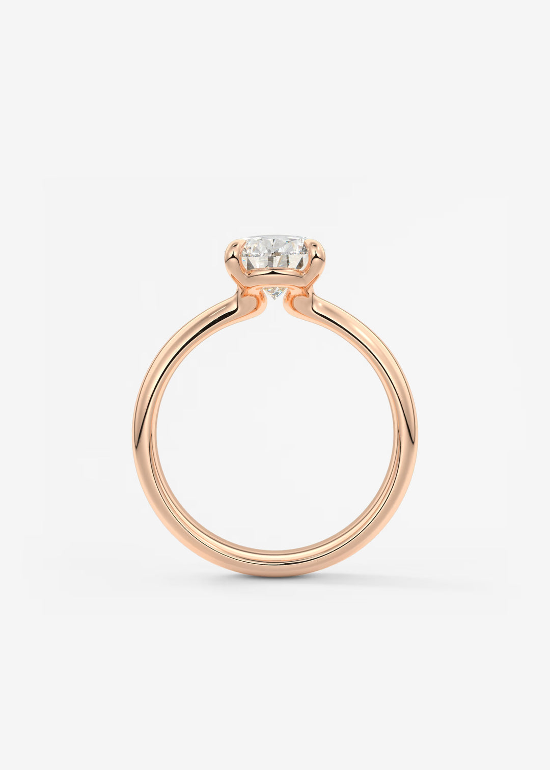 The Pinched Colombe Pinched Pear Cut Engagement Ring#material_rose