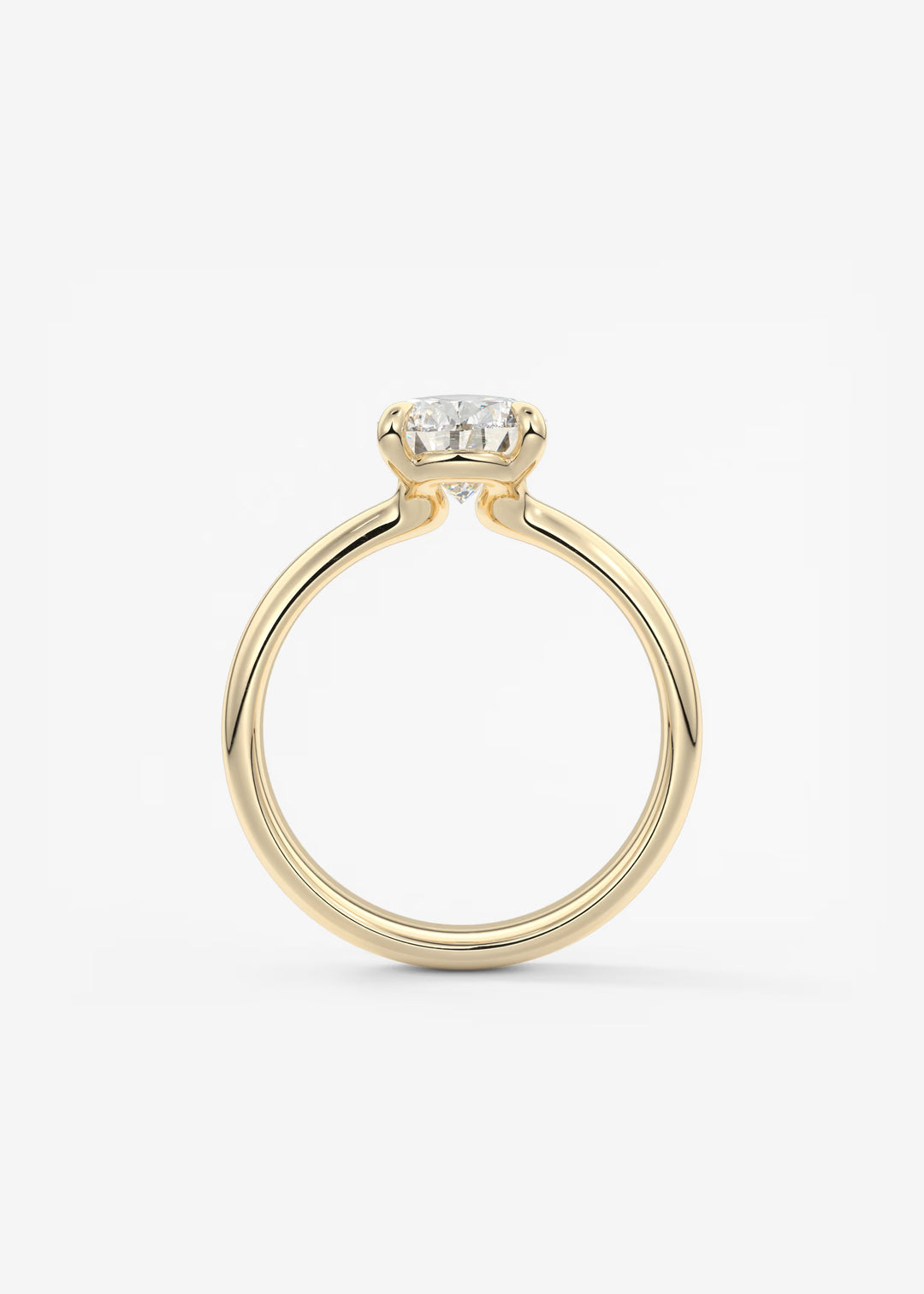 The Pinched Colombe Pinched Pear Cut Engagement Ring#material_gold