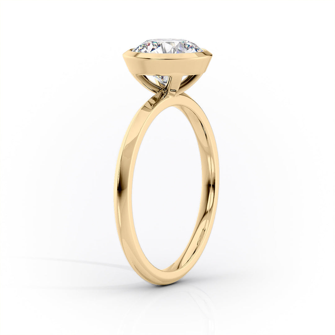 The Razor Bezel Liberty Set With A Cushion Lab Diamond#material_gold