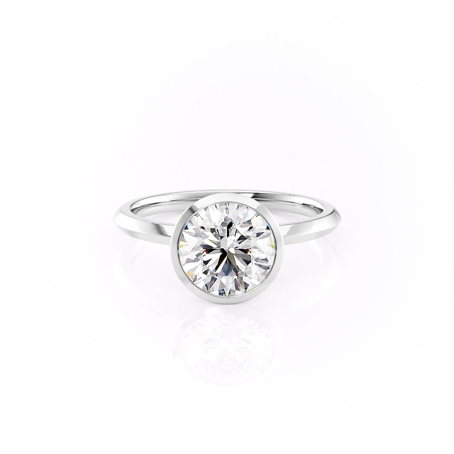 The Razor Bezel Liberty Set With A Round Lab Diamond-L'Amour Brilliance #material_white
