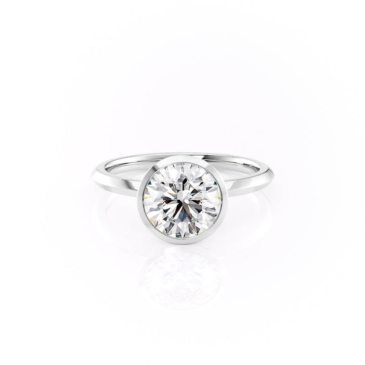 The Razor Bezel Liberty Set With A Round Lab Diamond-L'Amour Brilliance #material_white