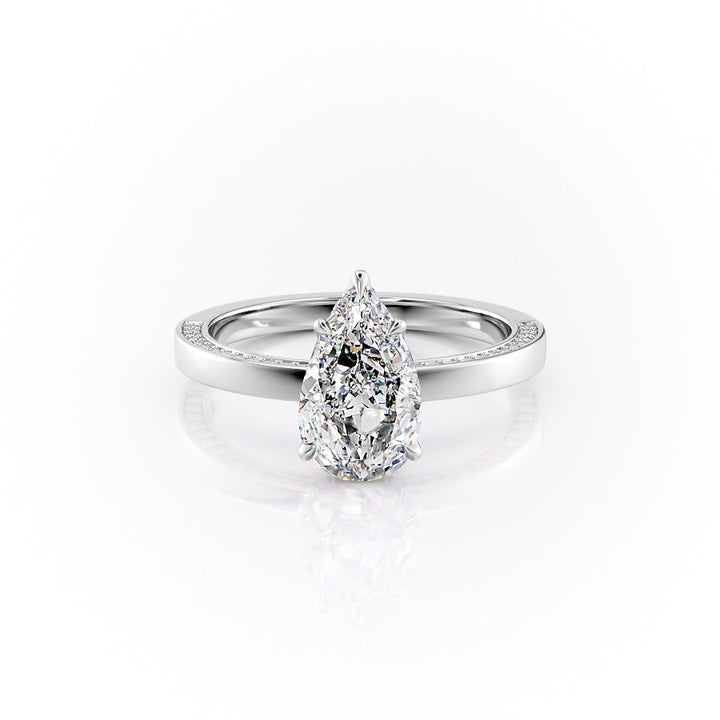 The Sabine Set With A Pear Lab Diamond-L'Amour Brilliance #material_white
