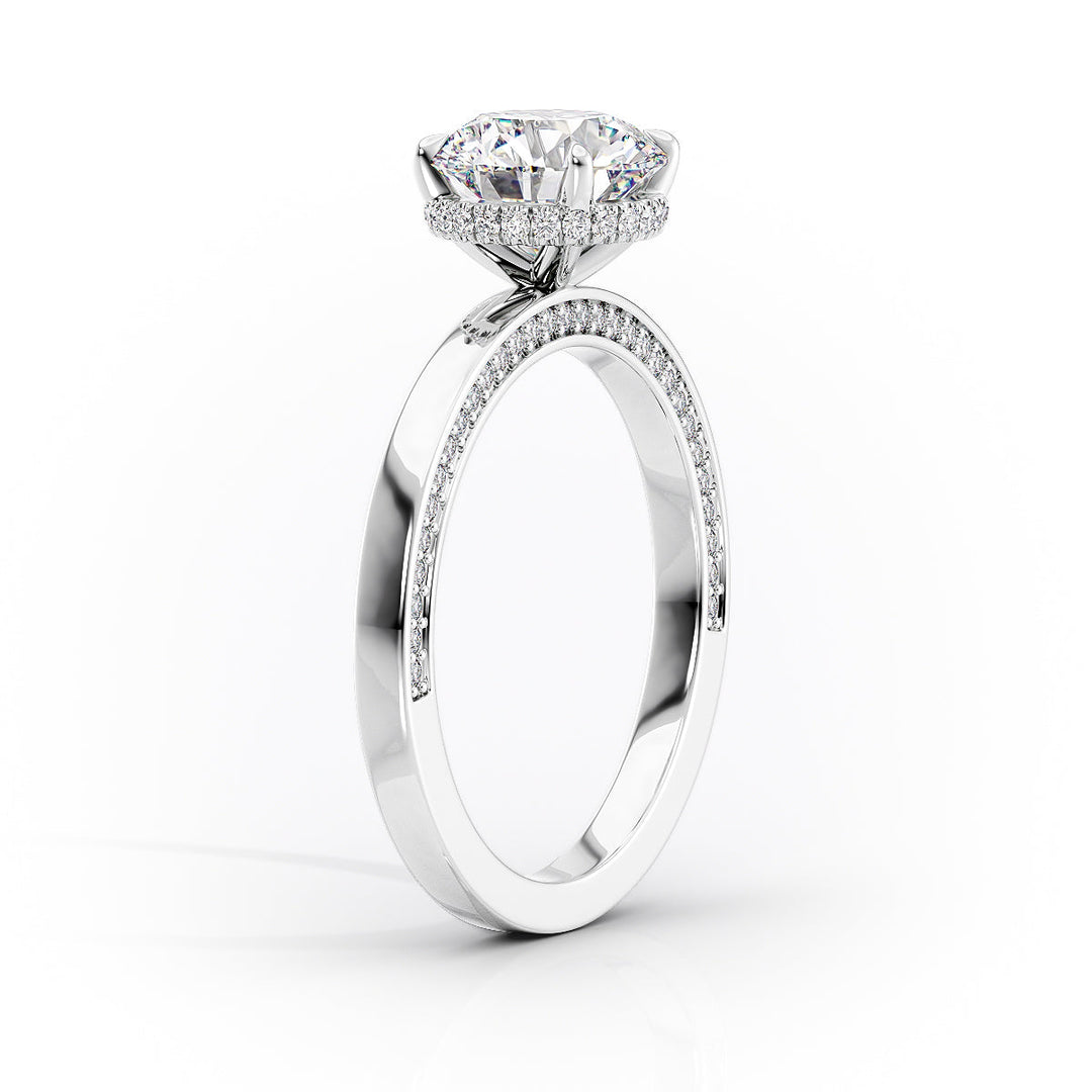 The Sabine Set With An Emerald Lab Diamond#material_white
