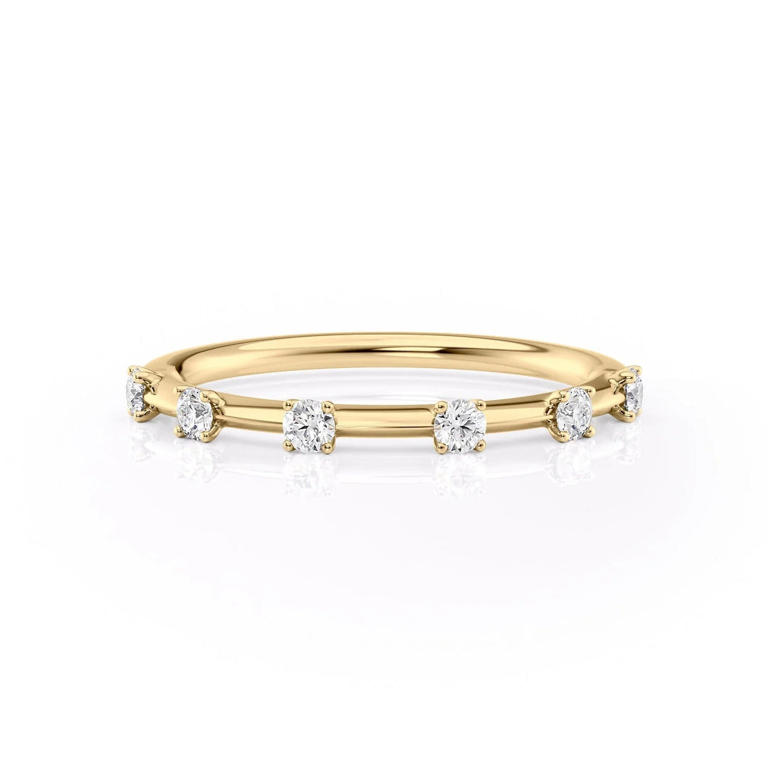 The Sasha Wedding Bands 14K Gold#material_14k-gold