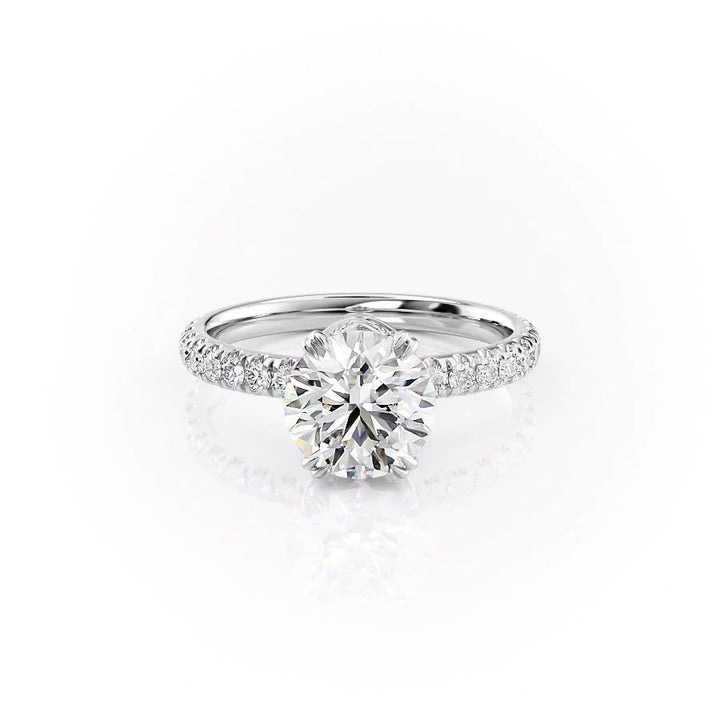 The Sia Set With Round Pave Moissanite#material_14k-white