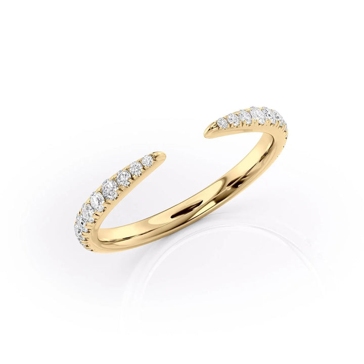 The Sia Wedding Bands Diamonds Half Way 14K Gold#material_14k-gold