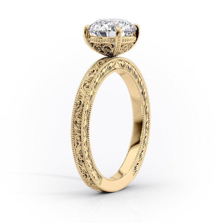 The Skye Set With A Princess Lab Diamond#material_gold