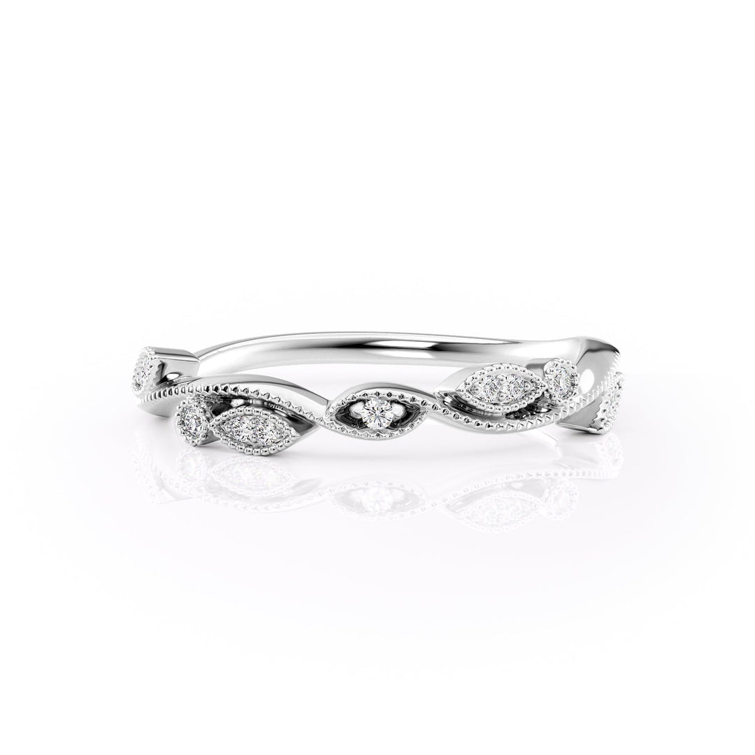 The Tiana Wedding Bands Diamonds Half Way#material_18k-white