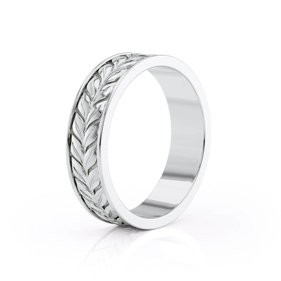 The Willson Wedding Bands 18K White#material_18k-white