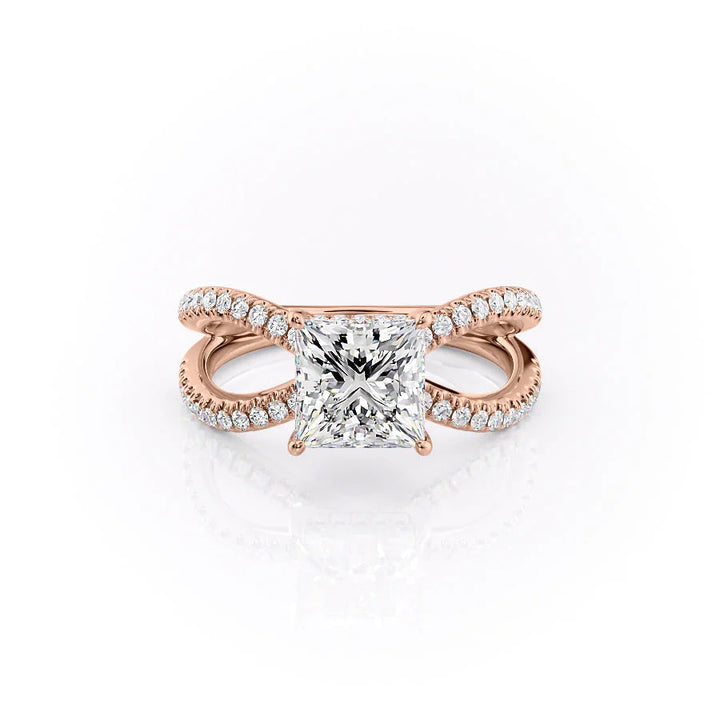 The Zara Set With Princess Pave Moissanite#material_14k-rose