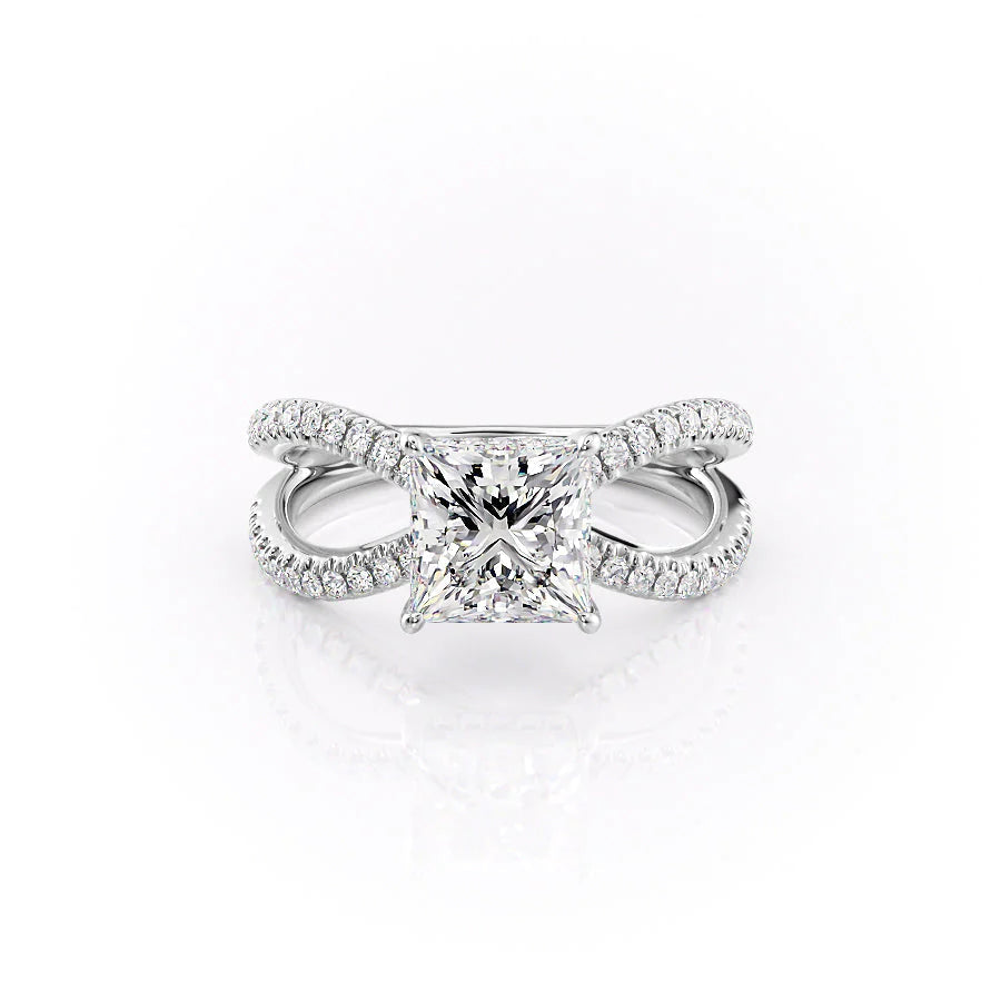 The Zara Set With Princess Pave Moissanite#material_14k-white