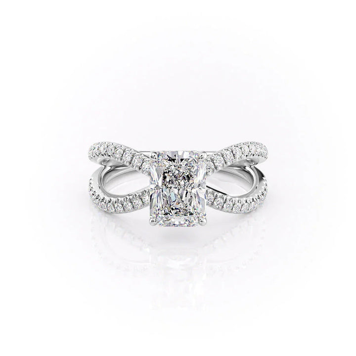 The Zara Set With Radiant Pave Moissanite#material_14k-white