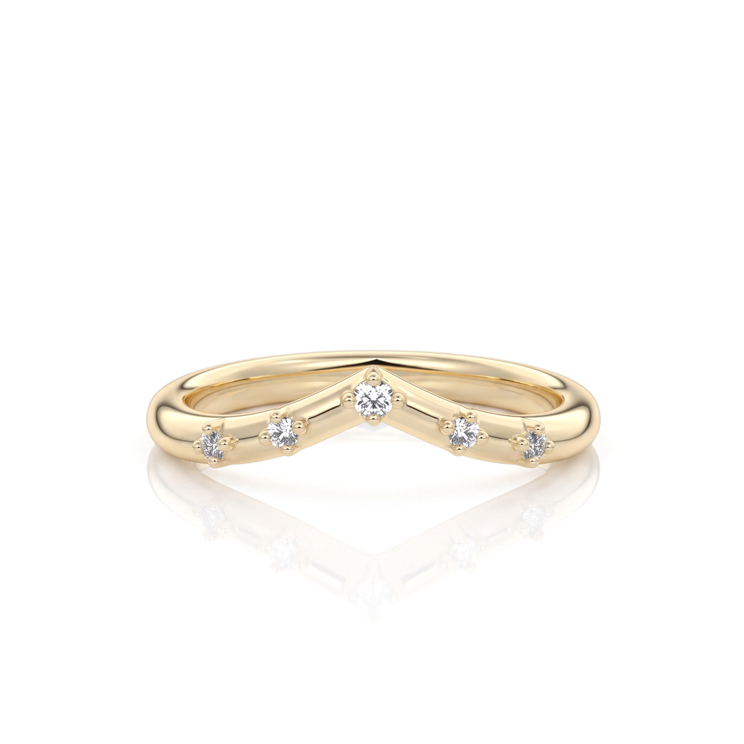 The Celeste Contour Band #material_gold