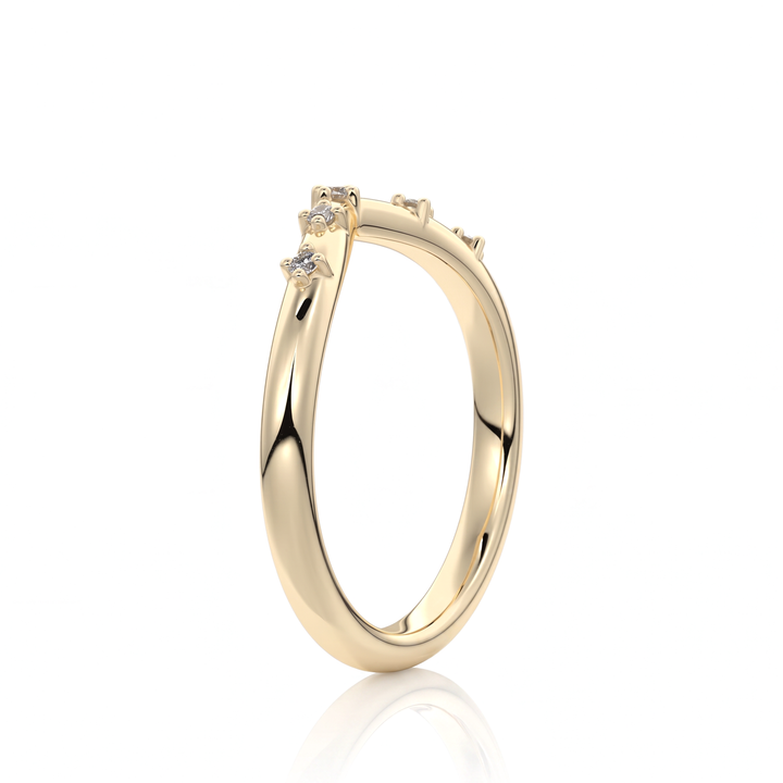 The Celeste Contour Band #material_gold