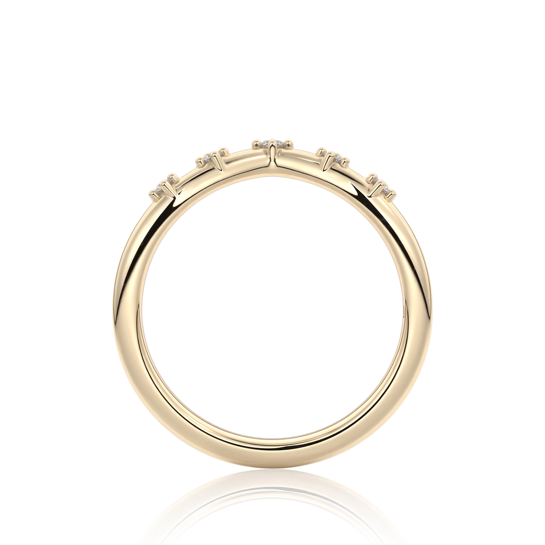 The Celeste Contour Band #material_gold