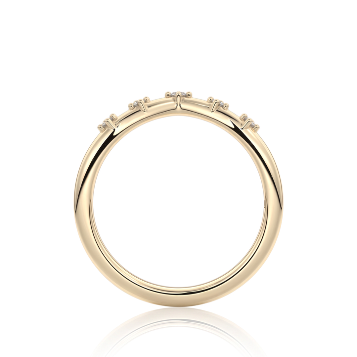 The Celeste Contour Band #material_gold