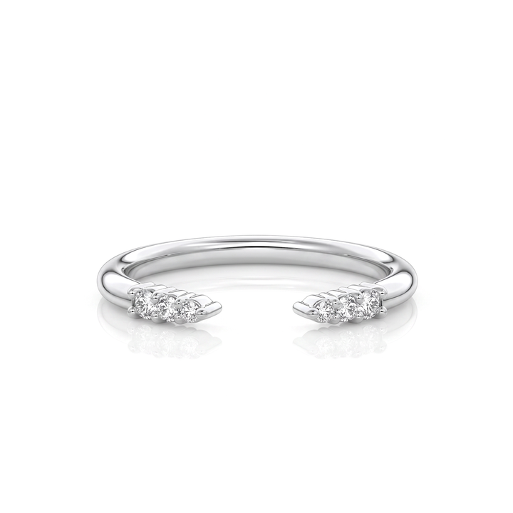 The Interlude Pave Band #material_white