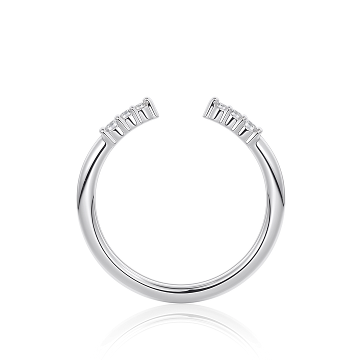 The Interlude Pave Band #material_white