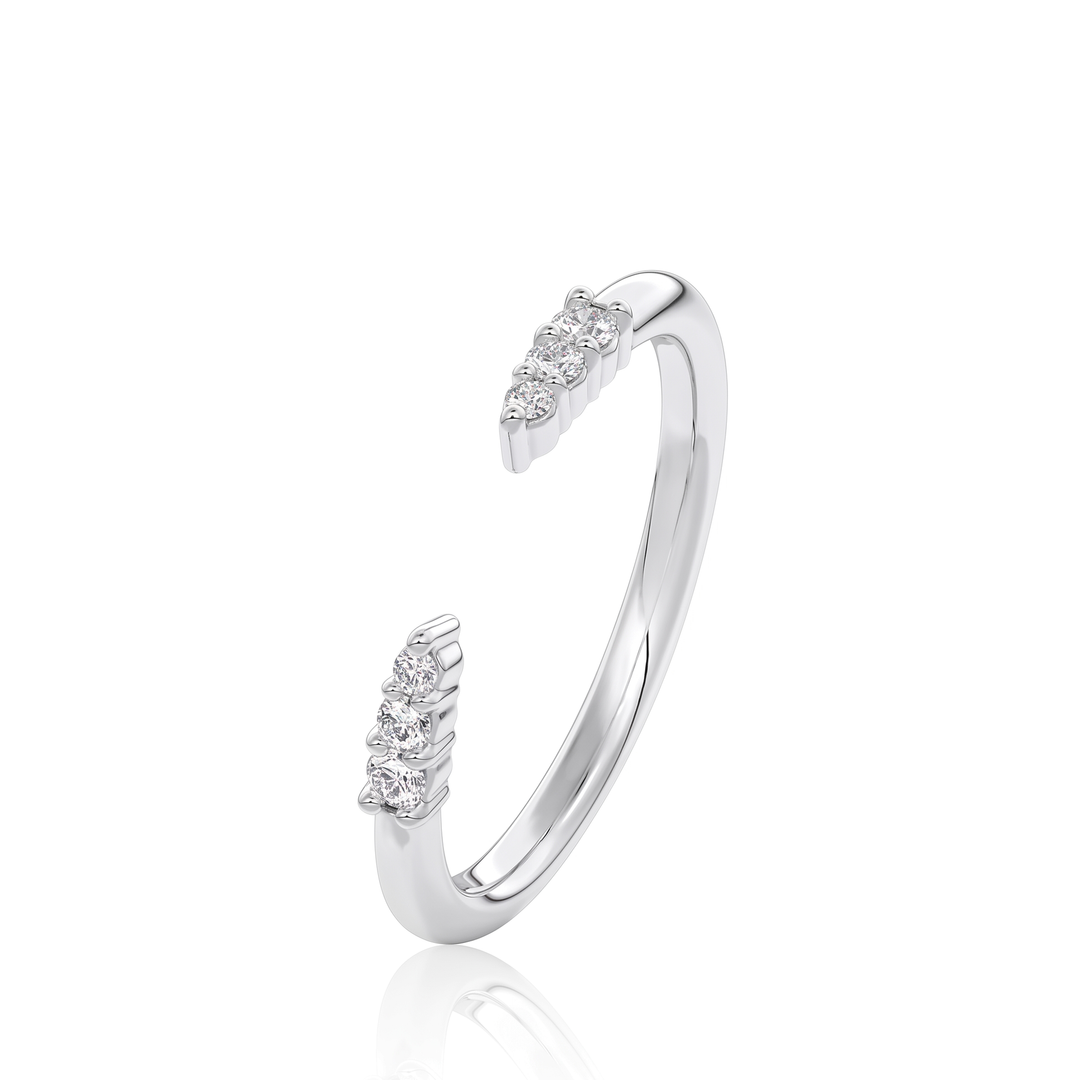 The Interlude Pave Band #material_white