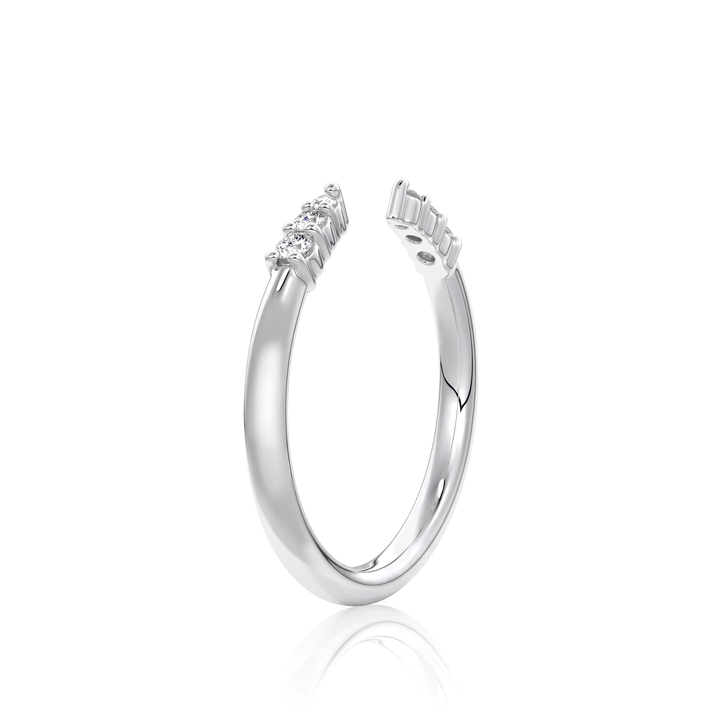 The Interlude Pave Band #material_white