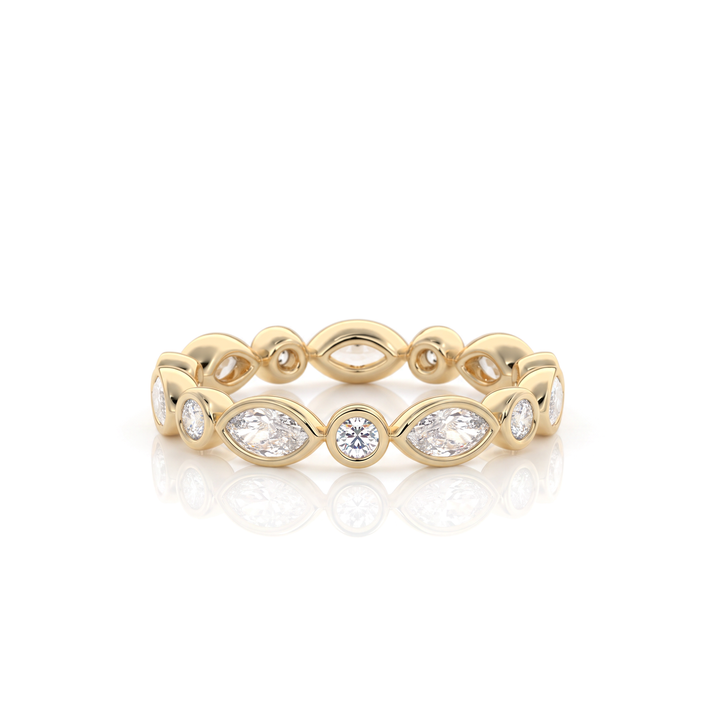 The Lace Marquise Band #material_gold