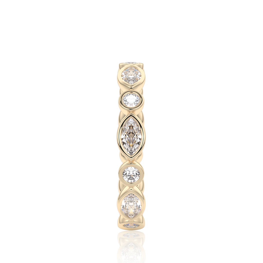 The Lace Marquise Band #material_gold