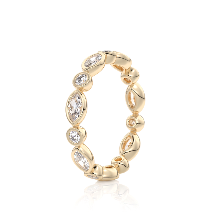 The Lace Marquise Band #material_gold