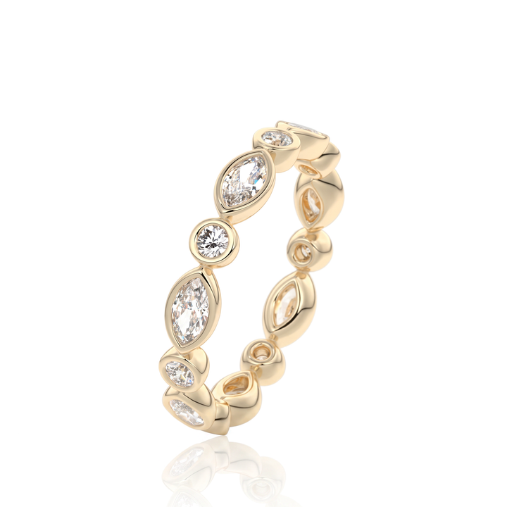 The Lace Marquise Band #material_gold