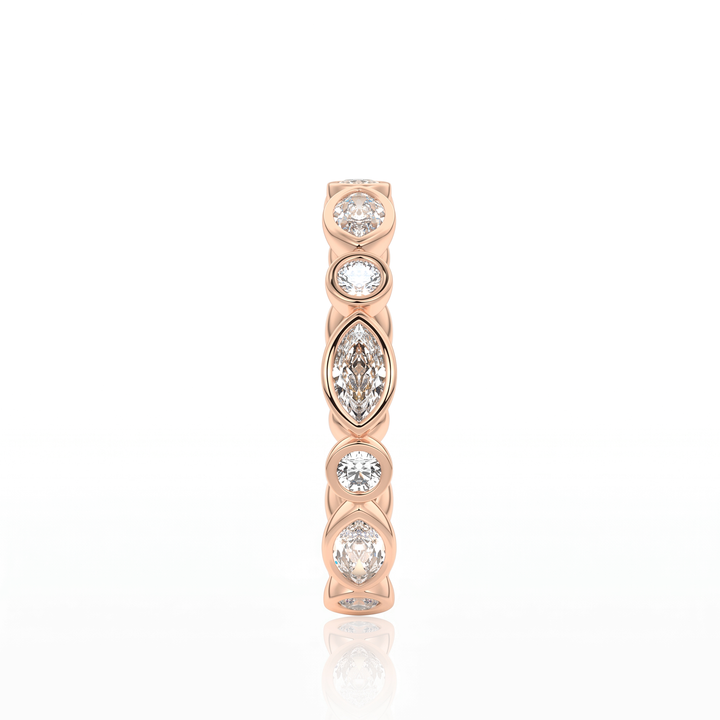 The Lace Marquise Band #material_rose