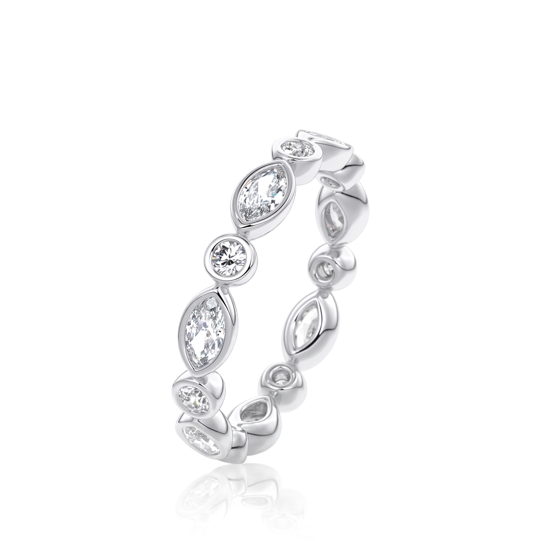 The Lace Marquise Band #material_white