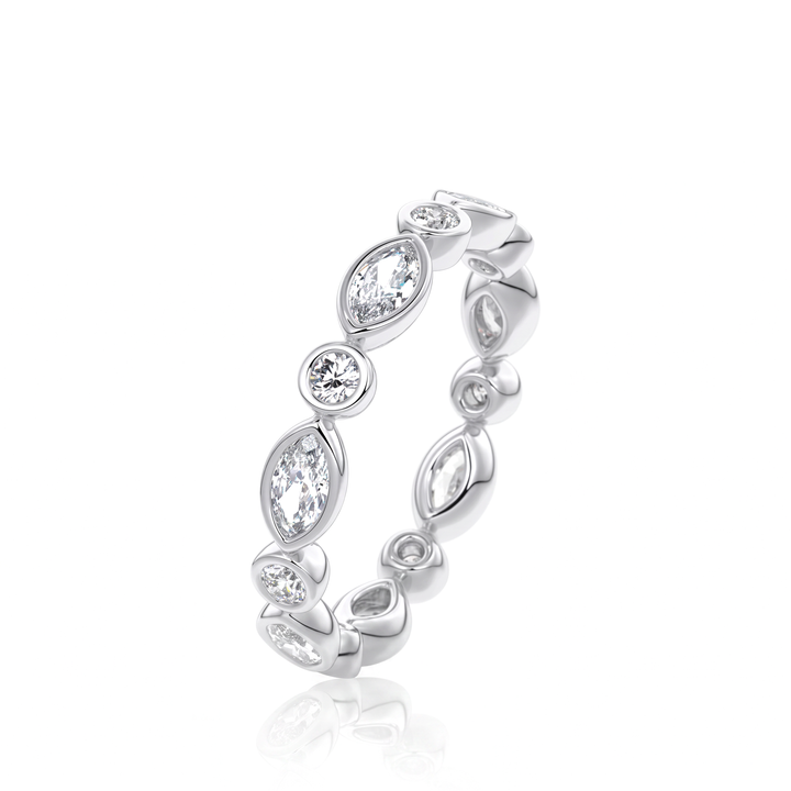 The Lace Marquise Band #material_white