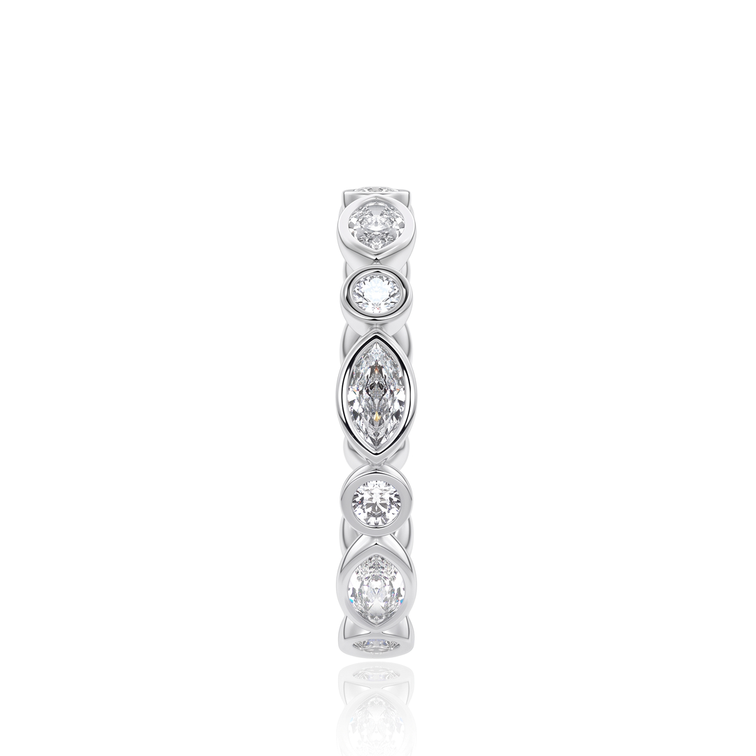 The Lace Marquise Band #material_white