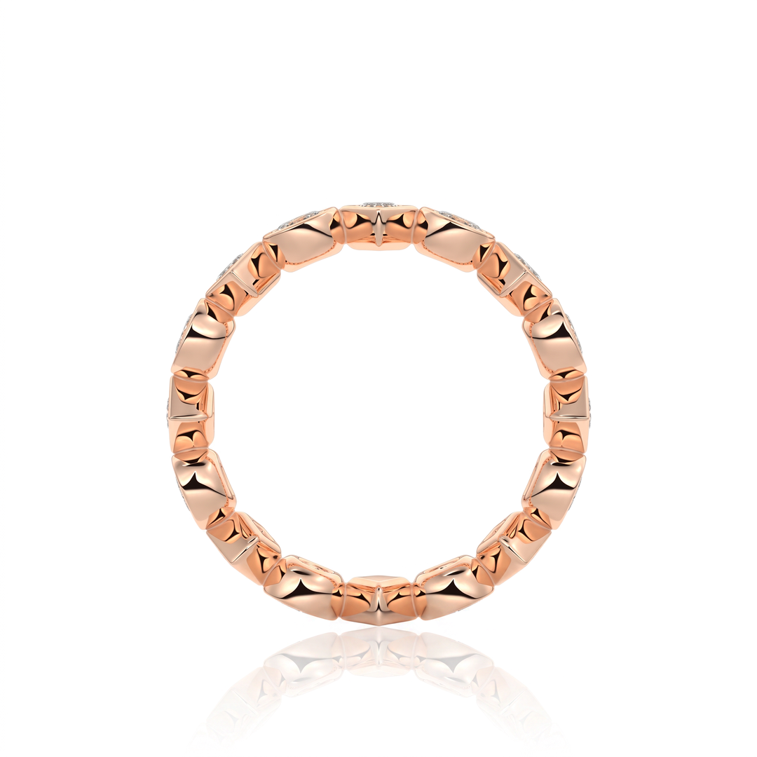 The Lace Oval Band #material_rose