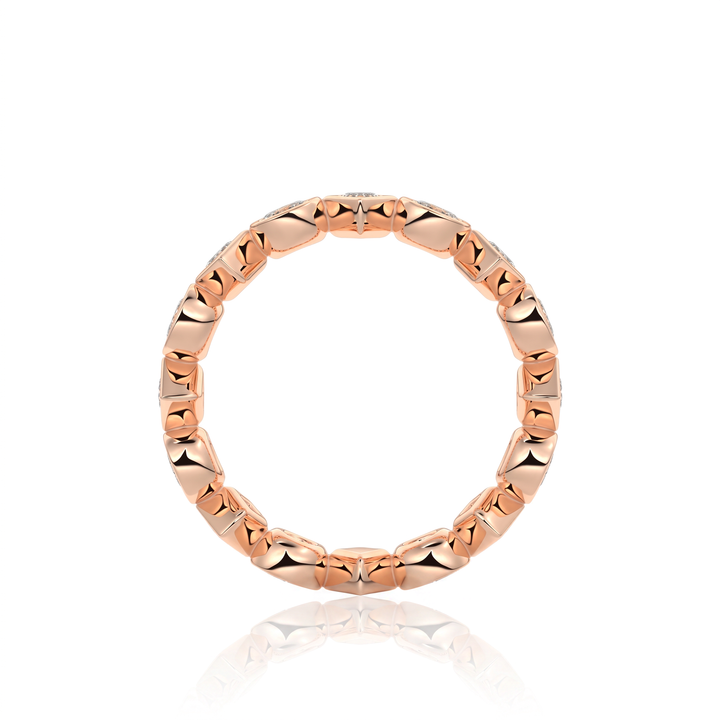 The Lace Oval Band #material_rose